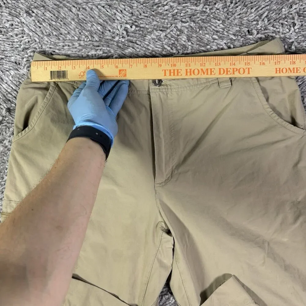 Patagonia Rock Guide Pants Mens 36 Beige Cargo Lightweight Utility Hiking Nature